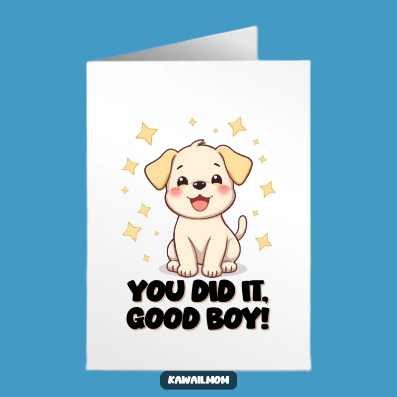 Free Printable Puppy Congratulations Card: Star Wag Downloadable Gift