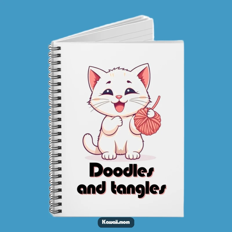 Funny Kitten Yarn Ball Notebook: Playful Character Journal, Perfect Humorous Gift
