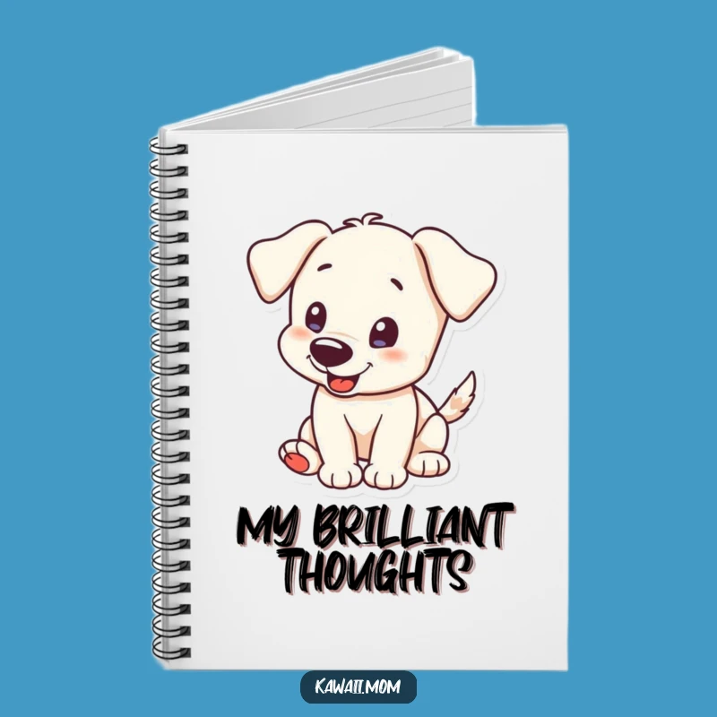 Funny Puppy Tail Wag Notebook: Excitable Character Journal, Perfect Humorous Gift