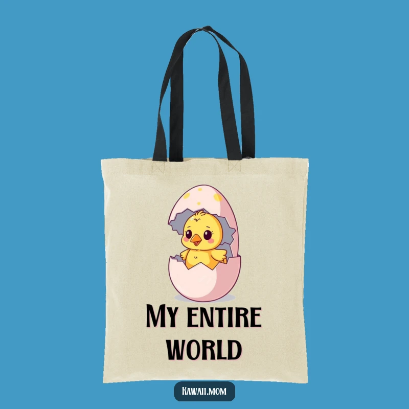 Funny Chick Hatching Tote Bag - Chic Character Carryall for Everyday Fun